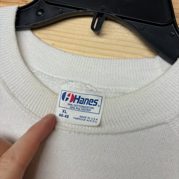 Vintage Nursing Sweatshirt Womens XL White Crewneck Nurse Nurses 90s - Picture 5 of 12